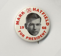 Mark Hatfield button