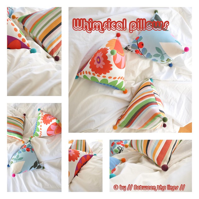 Gift Pillows # Between  pillow lines Ideas DIY //: gift ideas  :: the Whimsical 4