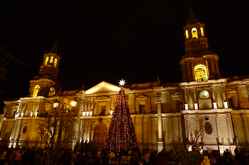 Christmas - Plaza de Armas - Arequipa, Peru