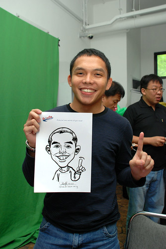 Caricature live sketching for Snow City - Day 6 - 12
