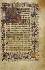 Psalter, f.7, (194 x 129 mm), 15th century, MS...