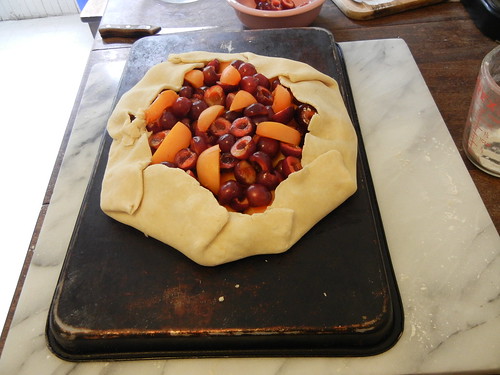 Peach and Cherry Galette _ 3025