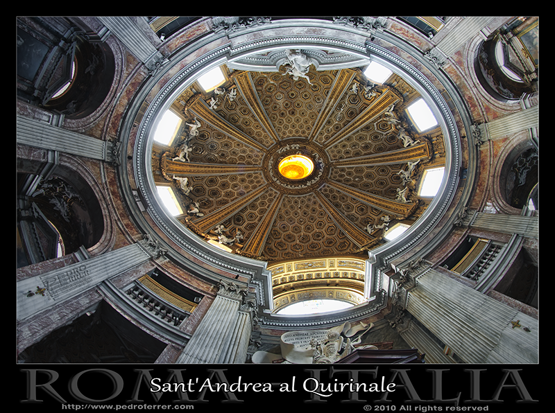 Roma - Sant'Andrea al Quirinale - Cúpula