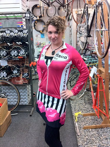 Shop Girl in Pink Jersey