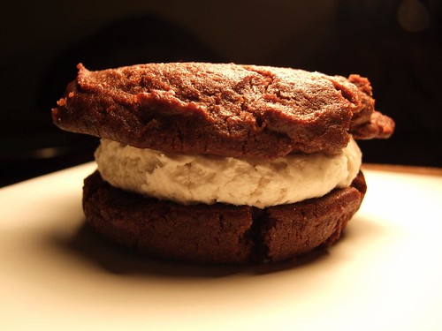 Gluten free vegan cookie sandwich -Eat this cookie, before it eats you