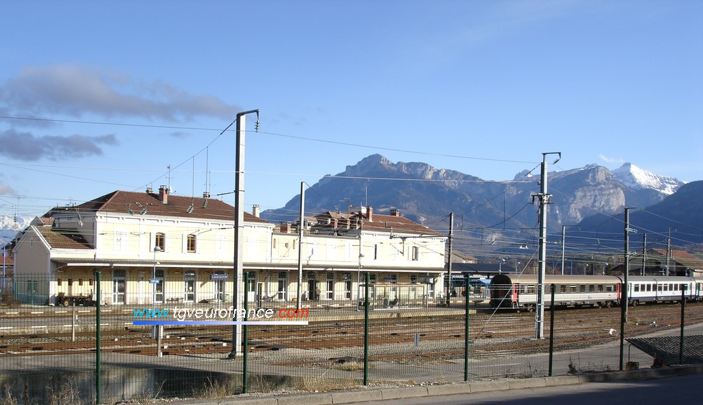 La gare de La Roche-sur-Foron dans le département de Haute-Savoie en Région Rhône-Alpes
