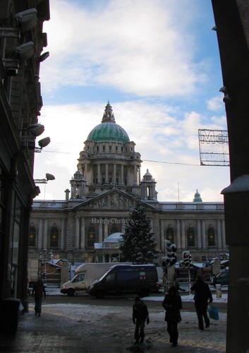 Belfast City Hall in the Snow