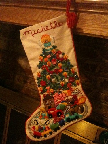 Christmas stocking my mammaw made for me