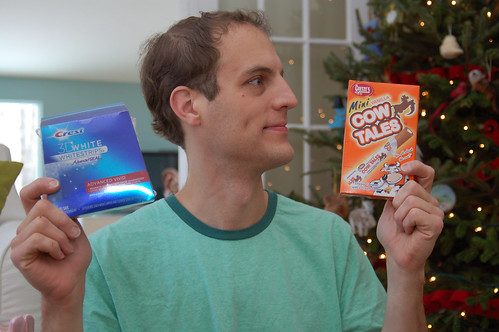 Christmas 2010:  White Strips and candy.