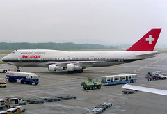 Swissair B747-357M HB-IGD ZRH 08/08/1989