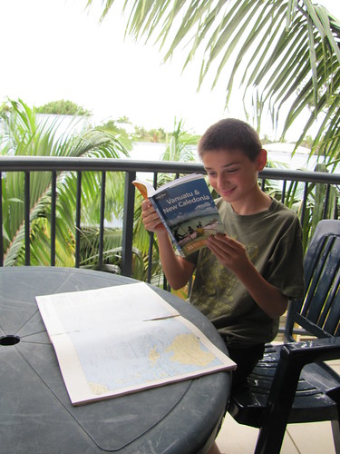 Brendan Researching Vanuatu
