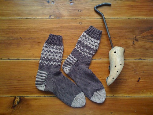 meias tricotadas pela Bárbara Fachada
