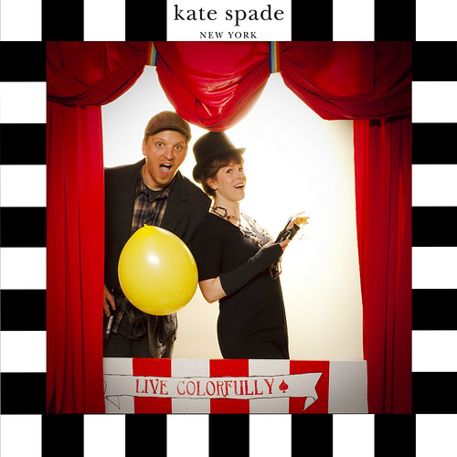 Jacob and Brittany at the Kate Spade Girls with Glasses Party