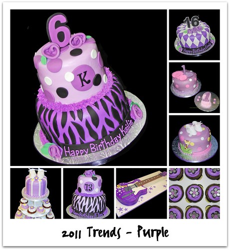 2011 Party Cake Trends - Purple