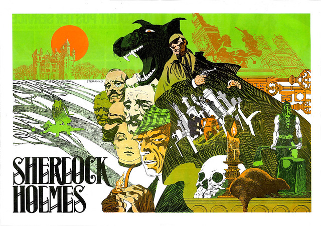 Sherlock Holmes by Steranko 1975 from Mediascene
