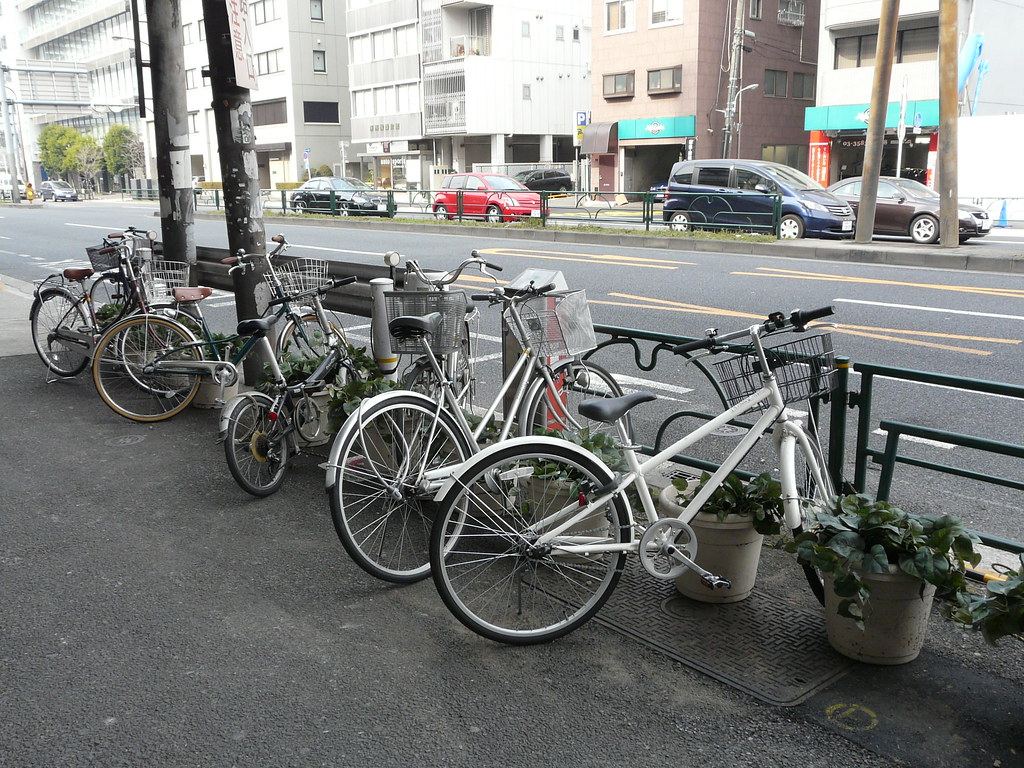 Pot Plant Bicycle Parking