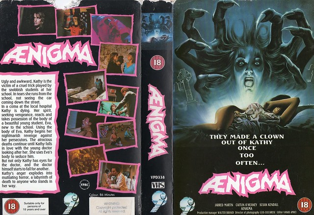 Aenigma (VHS Box Art)