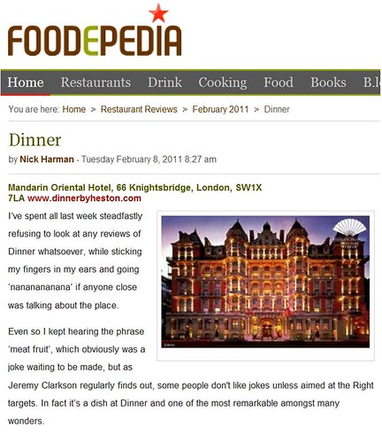 Foodepedia's Amended Review