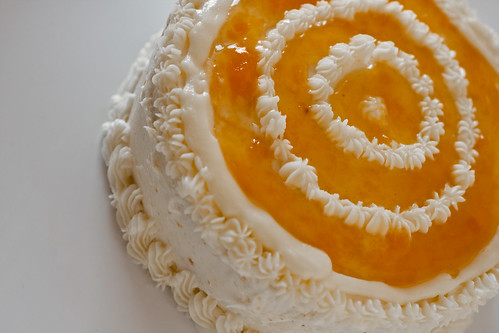 Peach Schnapps Layer Cake