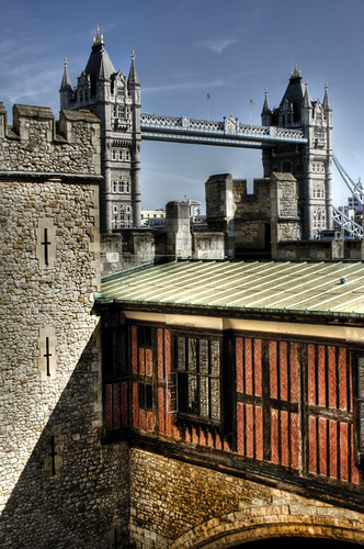 The Tower Bridge from the Tower. London. El Puente de la Torre desde la Torre