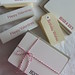 letterpress tags and notecards