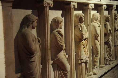 Detail of Sarcophagus of the Mourning Women