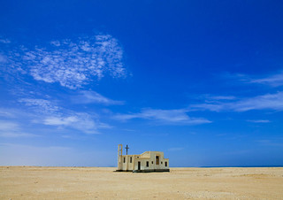 Church in Tombwa desert area - Angola