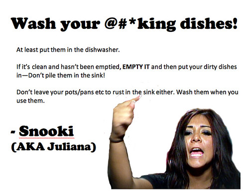 Wash your Dishes Pic