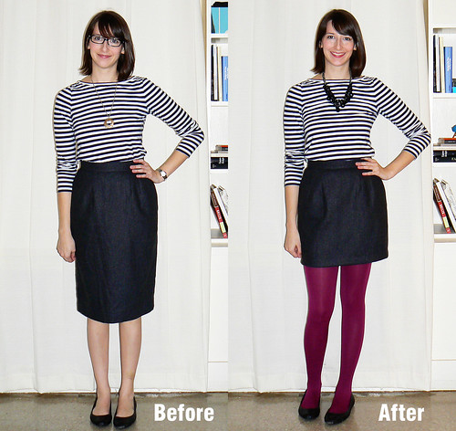 Skirt Before and After