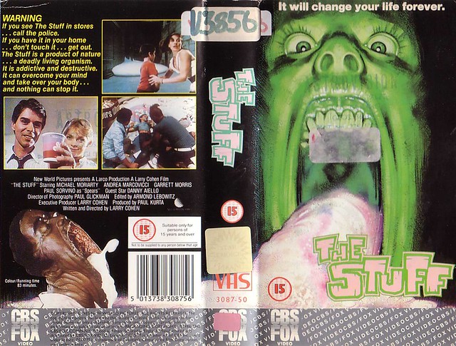 The Stuff (VHS Box Art)