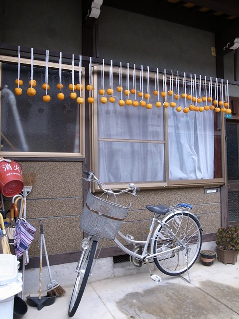 柿子與腳踏車