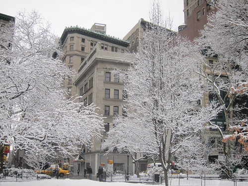 Madison Square Park nevado