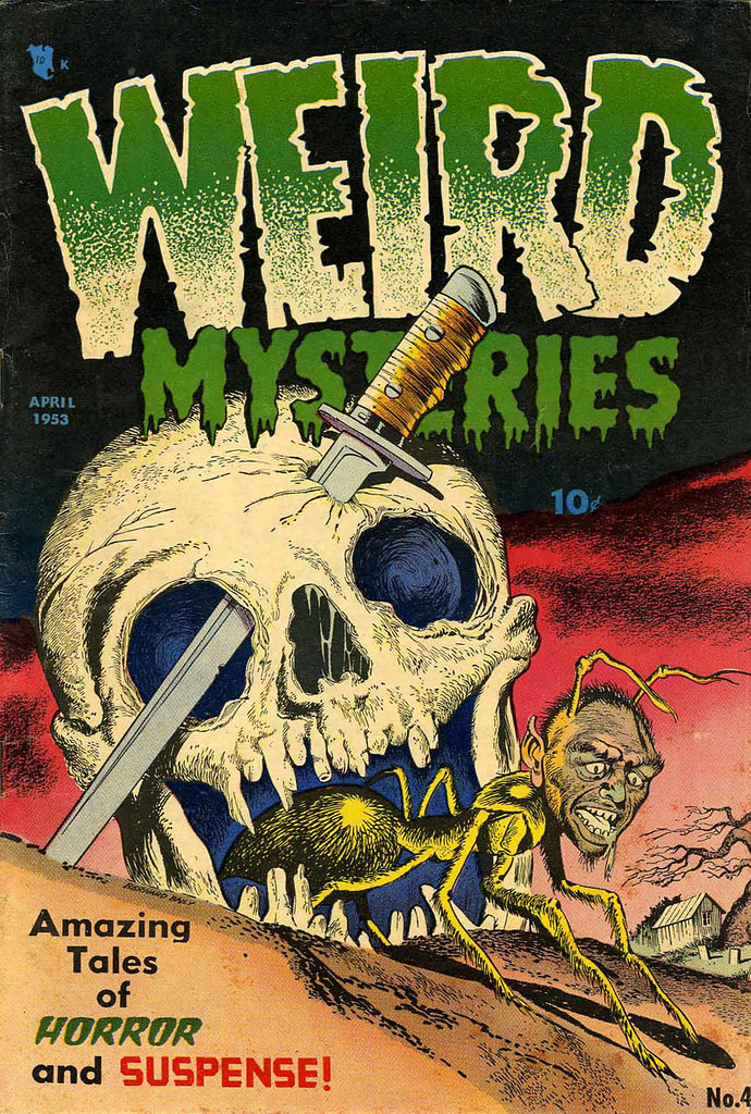 Weird Mysteries #4 Bernard Bailey Cover (Gillmor, 1953)