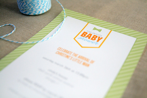 A Bow-Tied Theme Baby Shower