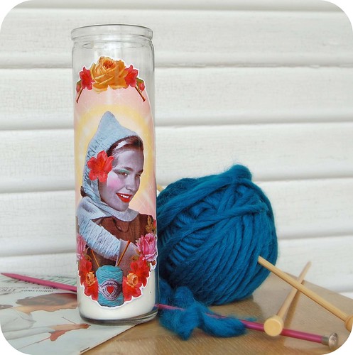 st lucy, patron saint of knitting