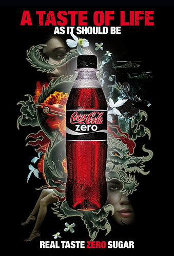 zero tattoo. Coca Cola Zero Tattoo