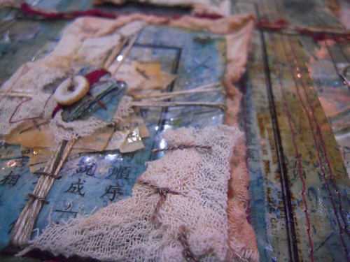 ruth's beautiful resin page art quilt
