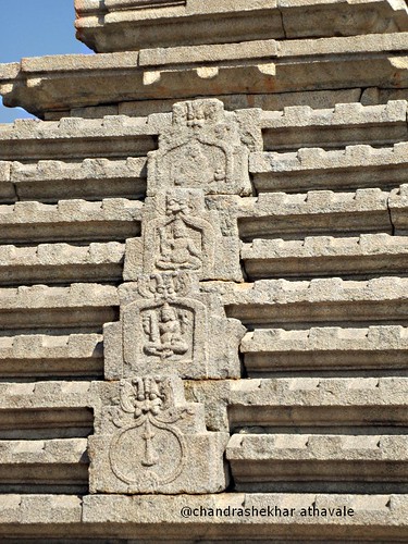 Carvings on tower of hamkuta hill temple