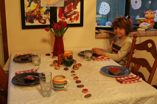 Valentine's Day Breakfast Table
