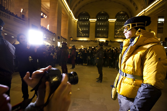 NYFW: Paparazzi at the Moncler Grand Central station show