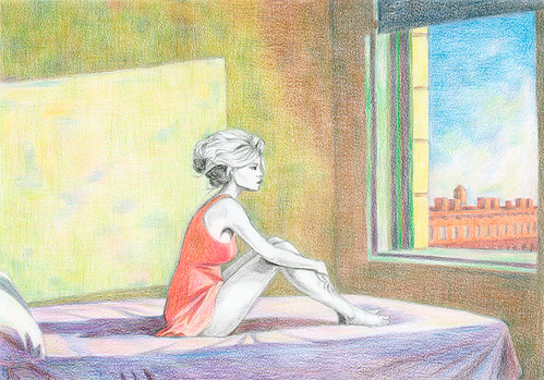 My version of Hopper's Morning Sun