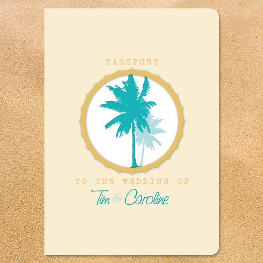 beach party passport cover