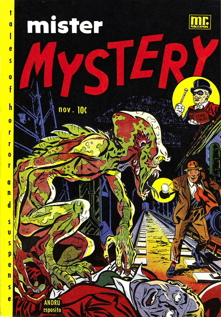 Mister Mystery #2 Ross Andru and Mike Esposito cover art (Aragon Magazines, Inc., 1951) 