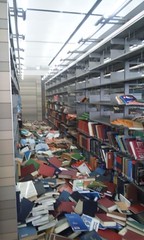 Japan Library Earthquake Damage