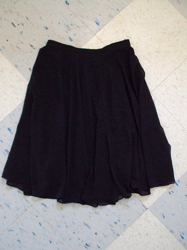 Black Flowy Skirt