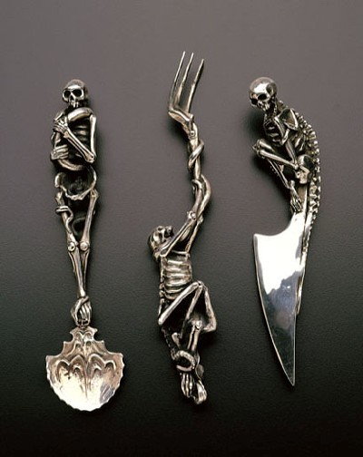 Skeleton Cutlery by Andre Lassen