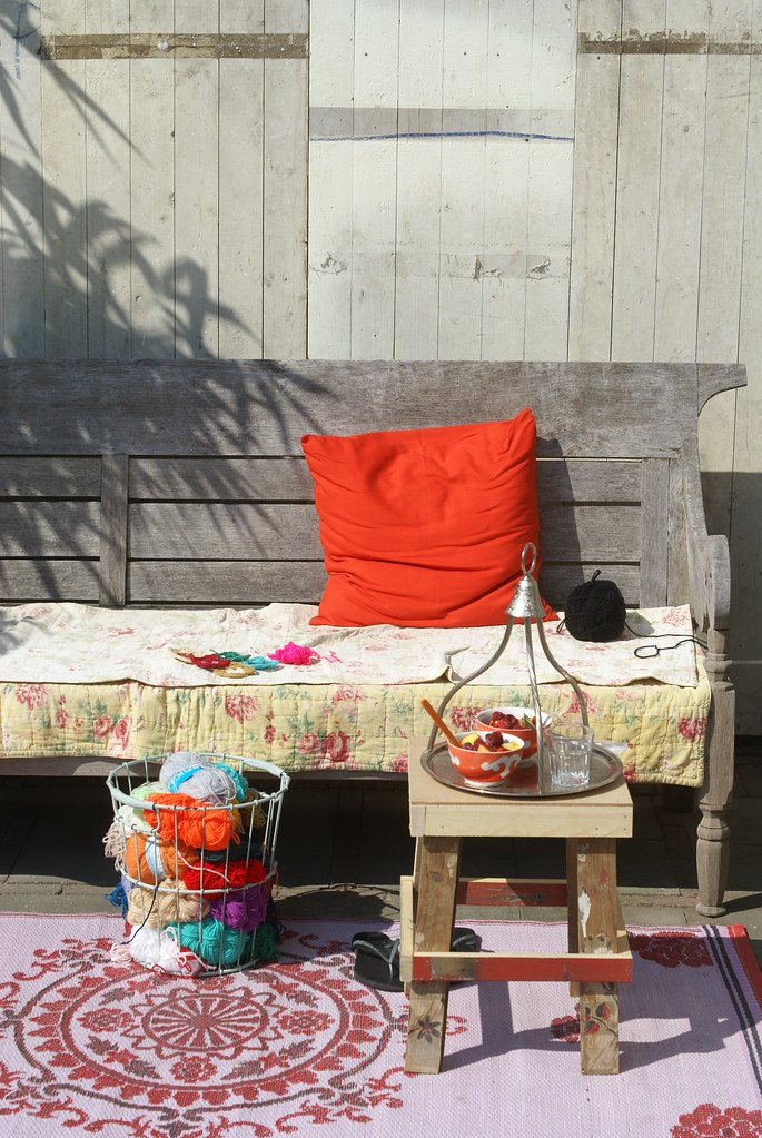 summer mood garden by wood & wool stool