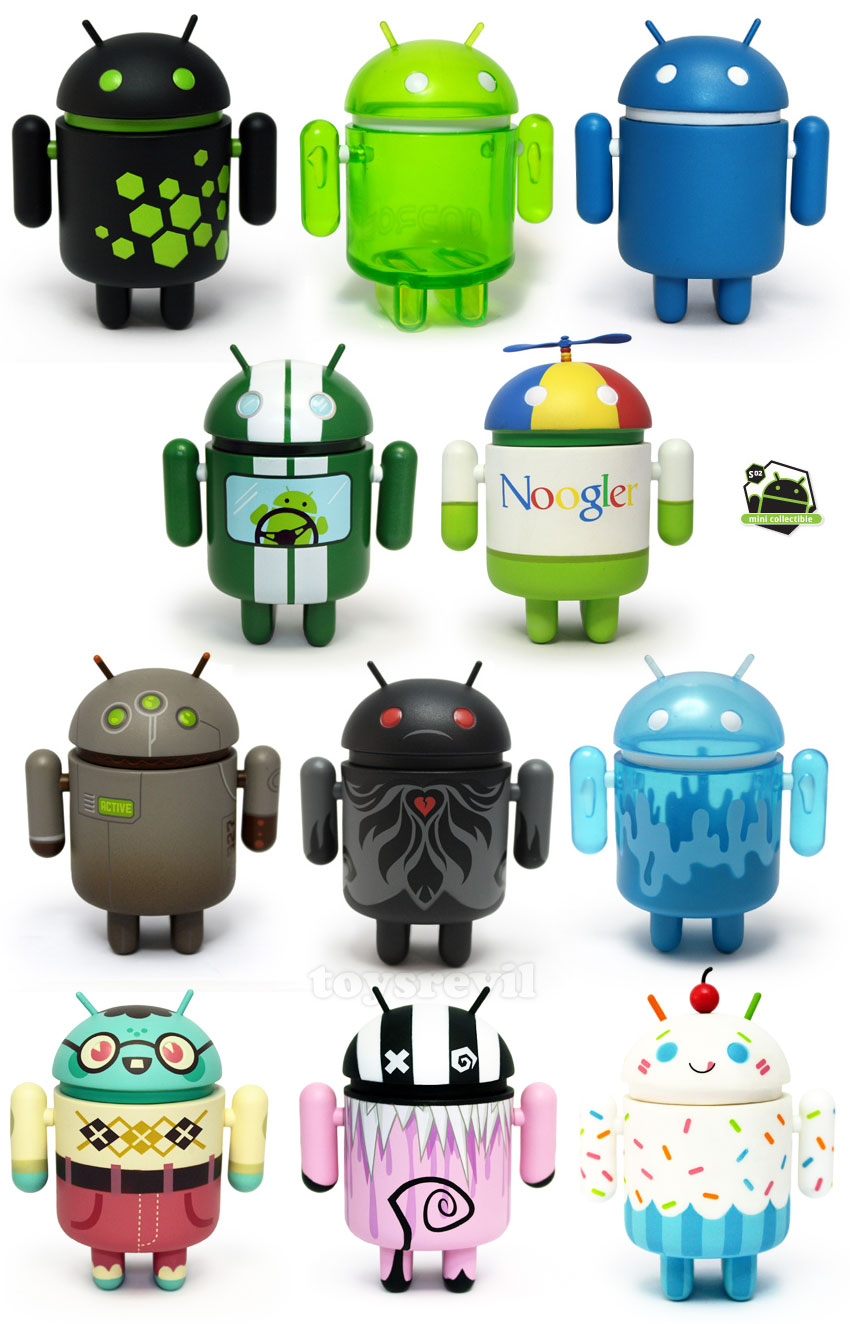 android mini collectible figure