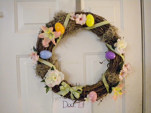 My Easter Wreath Finished