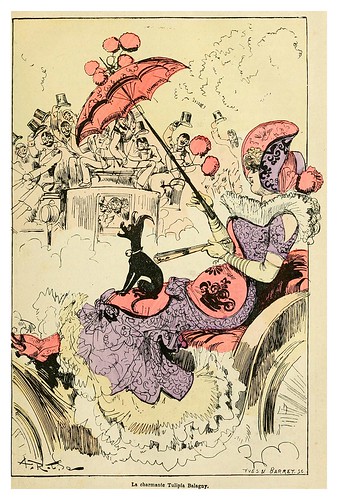 002-La encantadora Tulipia Balagny-La grande mascarade parisienne 1881-84-Albert Robida